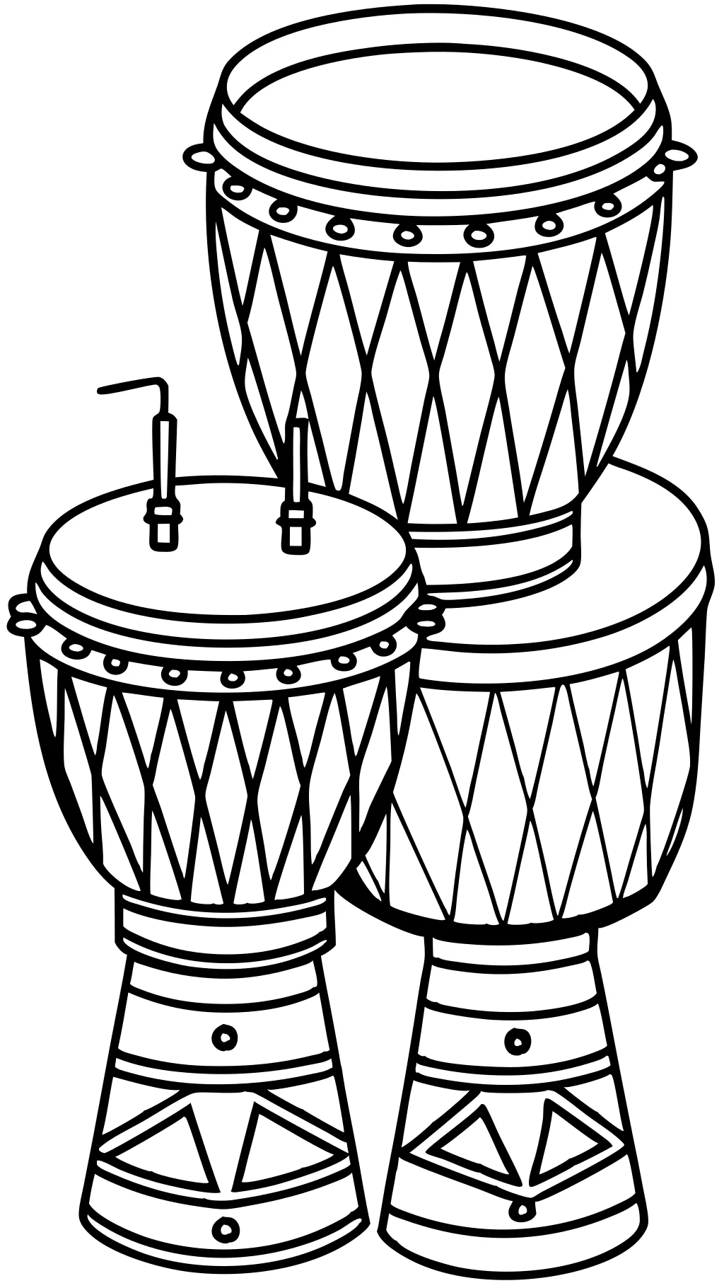 coloring pages drums